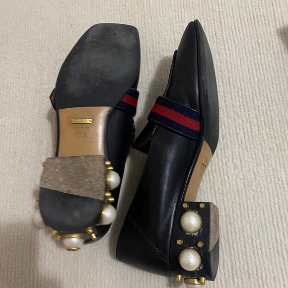 Gucci loafers with pearl details on heels - Picture 5 of 6